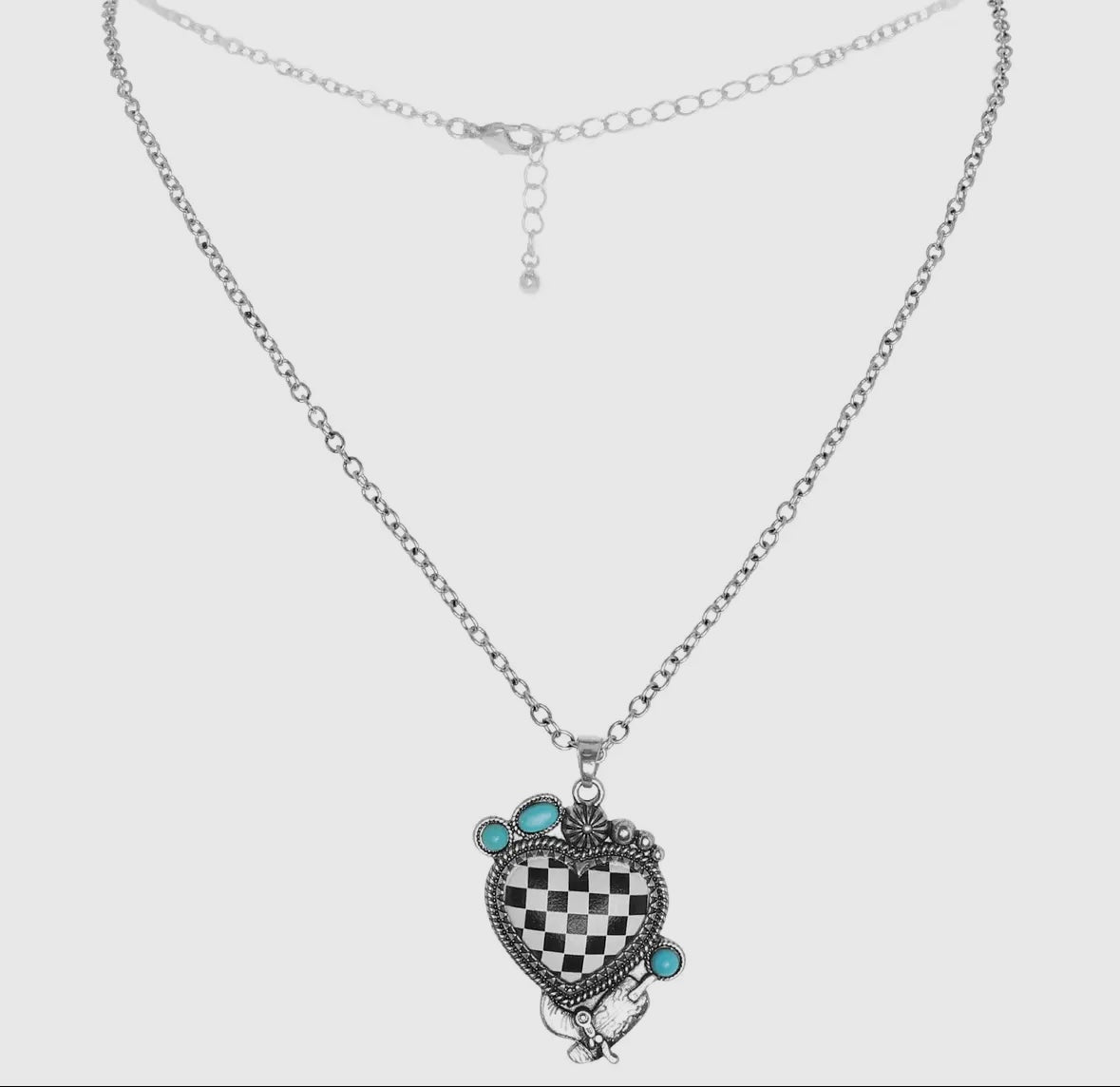 Western Checkered Heart