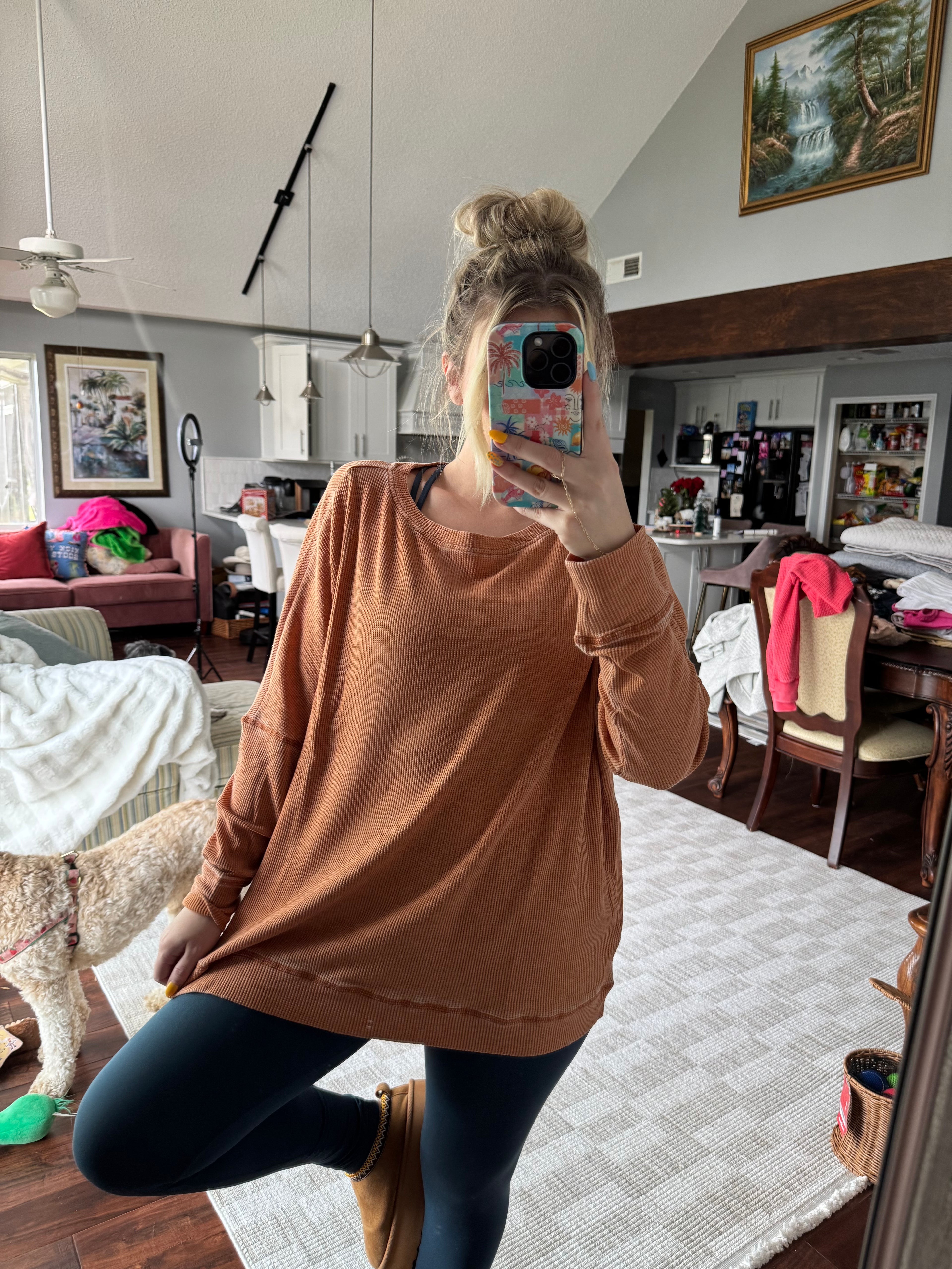 Burnt Amber Pullover
