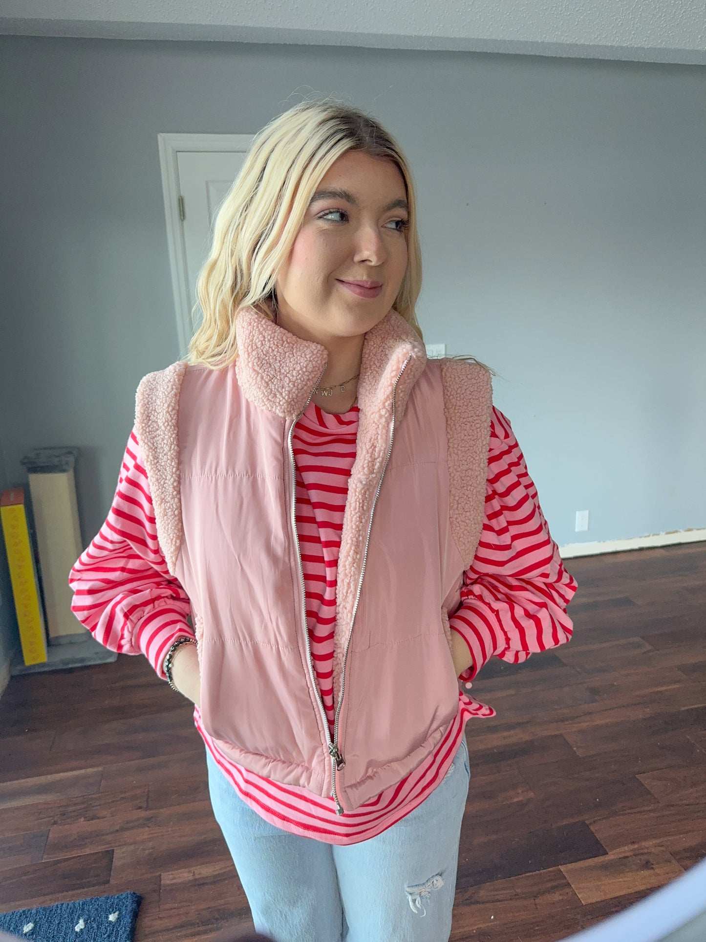 Reversible Pink Vest