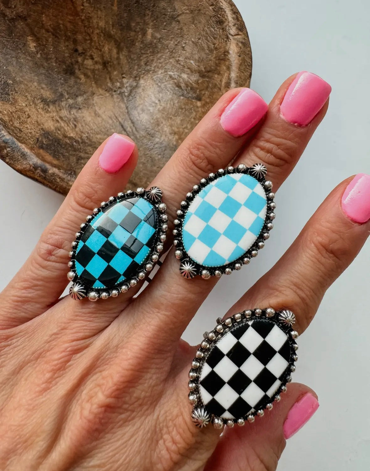 Checkmate Adjustable Ring