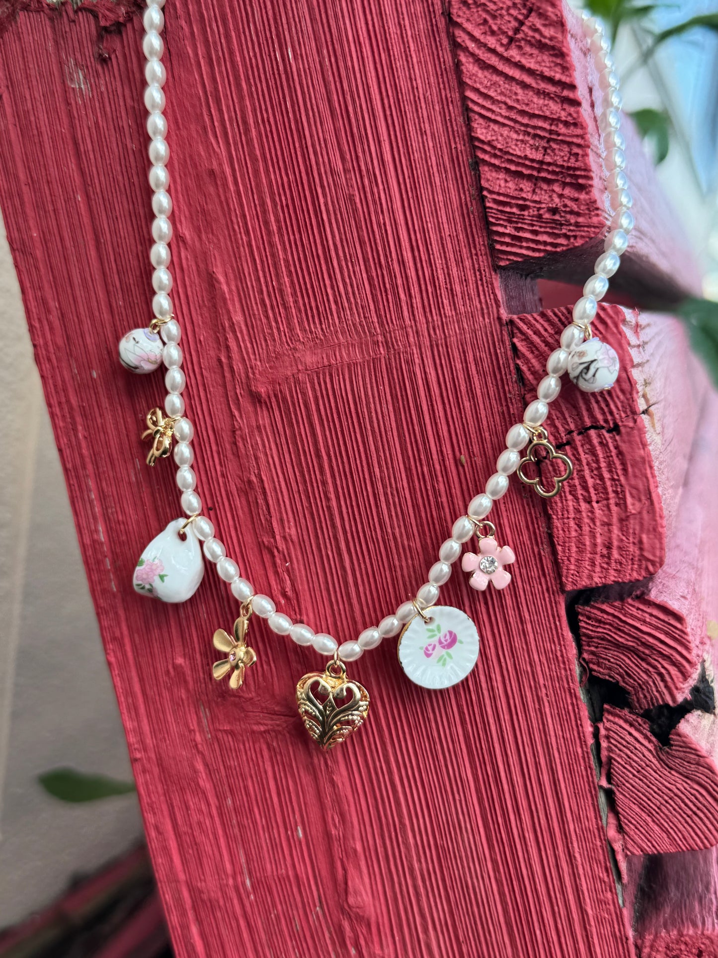 Tea Time Charm Necklace