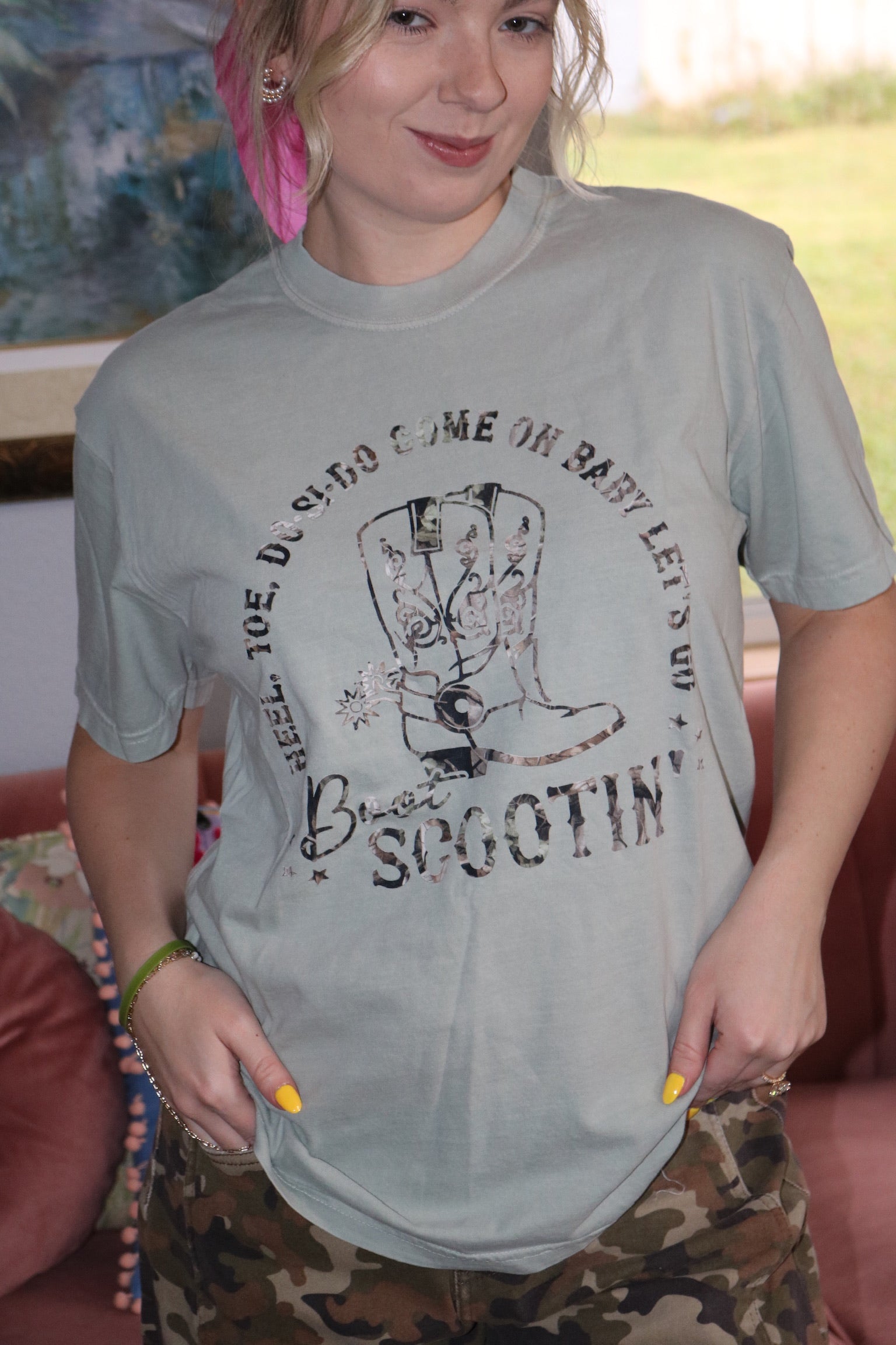 Boot Scootin Tee- Comfort Colors Unisex