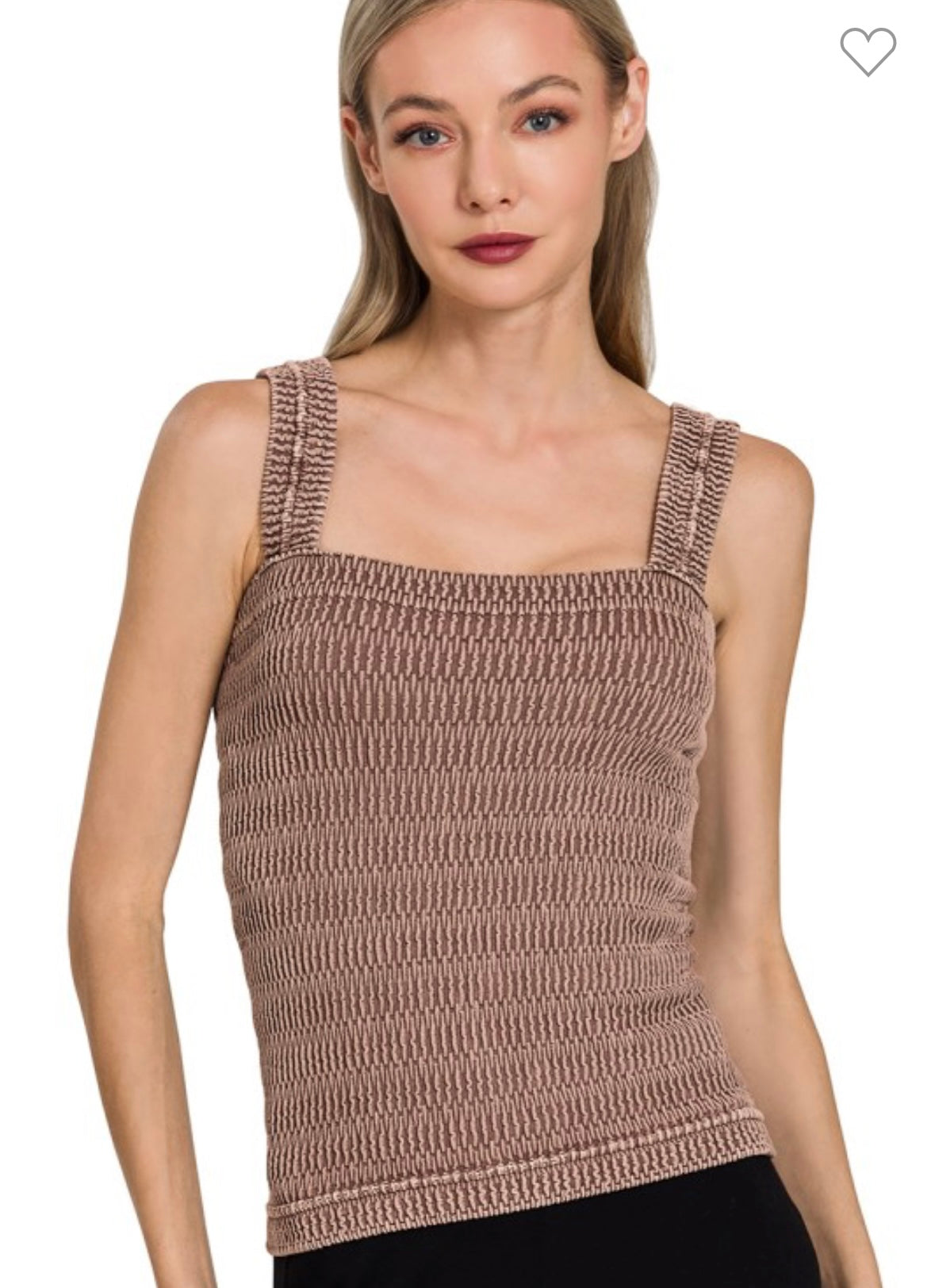 Scrunchie Tanks- 3 colors