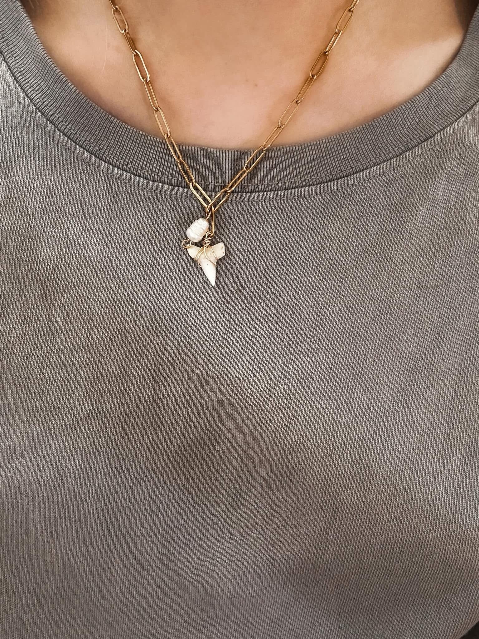 Shark tooth necklace