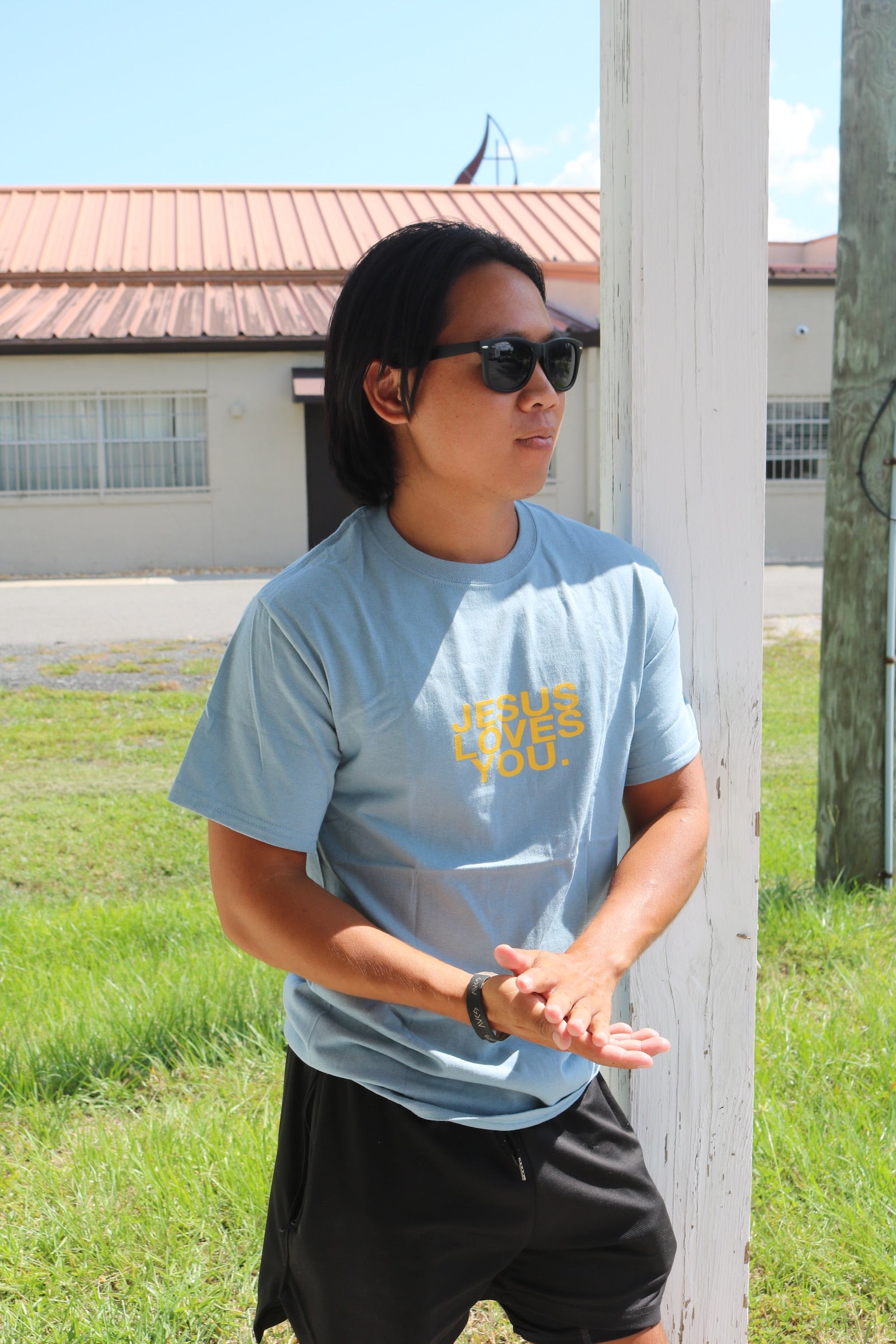 Jesus Loves You Blue