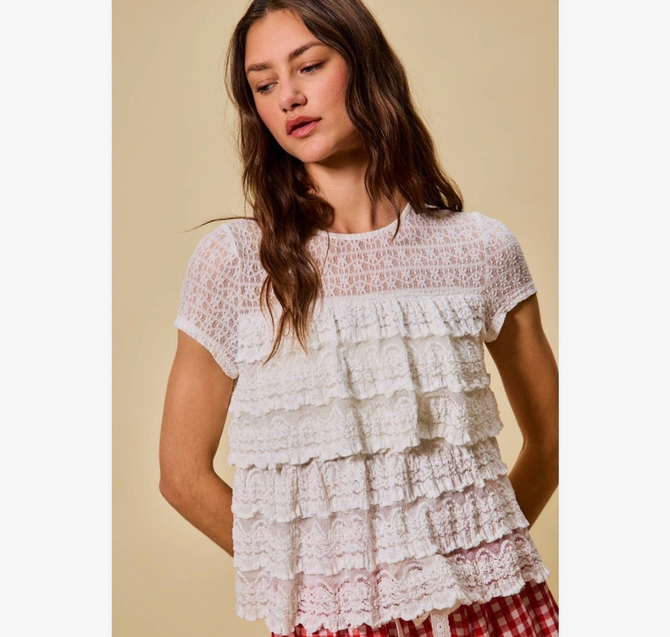Ruffle Me Up Top