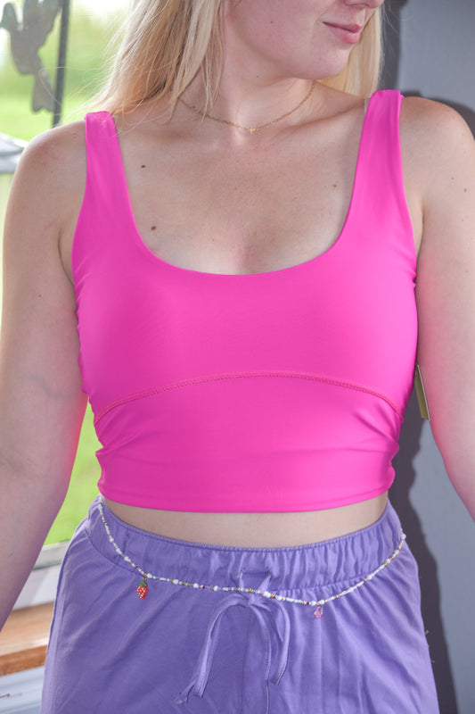 Fuchsia Spandex Top