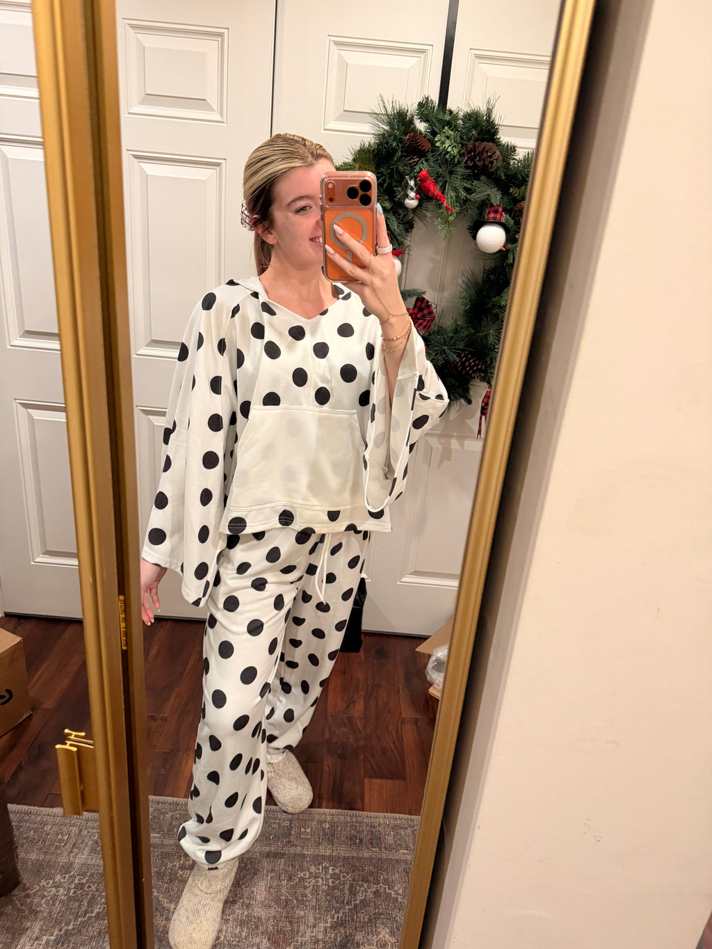 Polka Dot Jogger Set