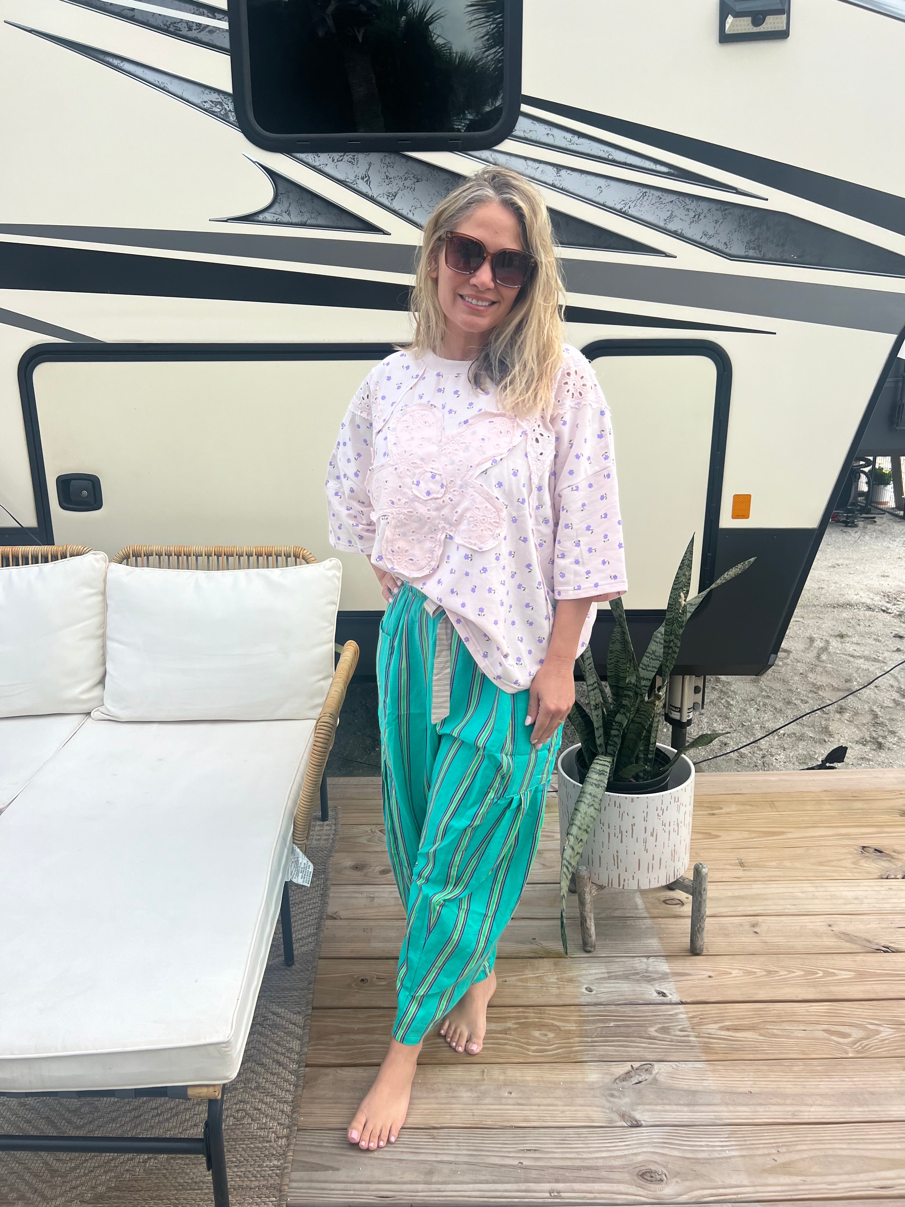 Cotton Candy Floral Top