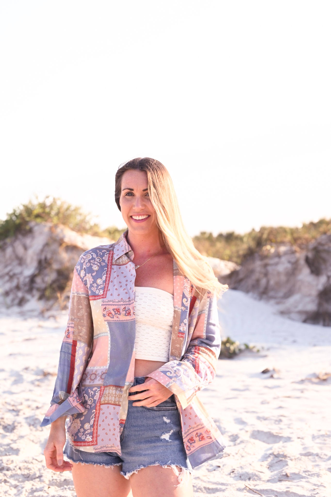 Summertime Blues Top