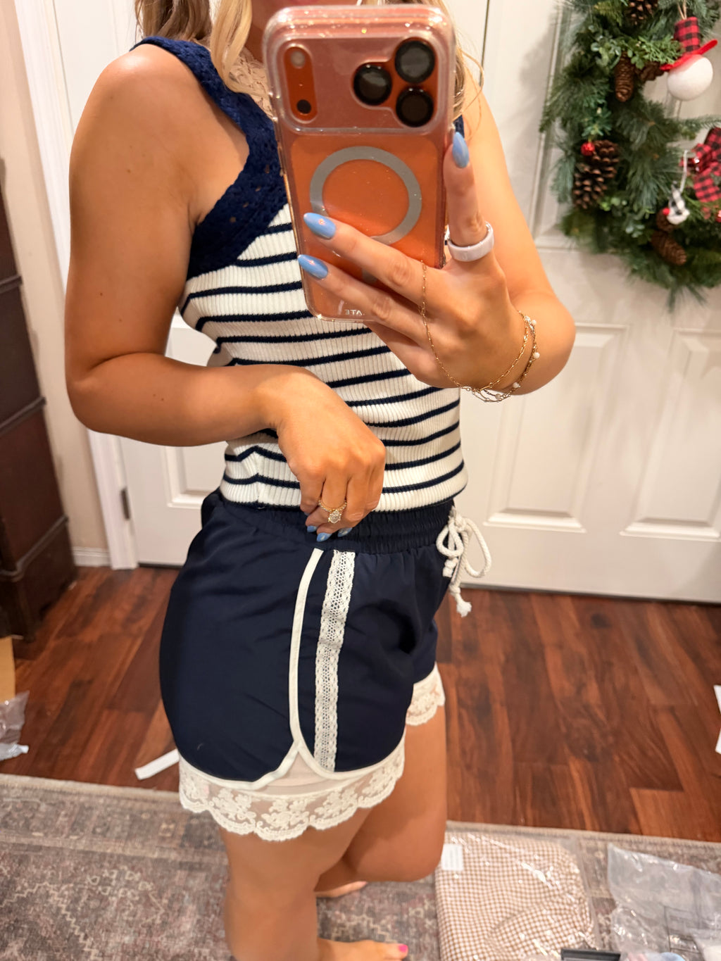 Navy Track Short Preorder