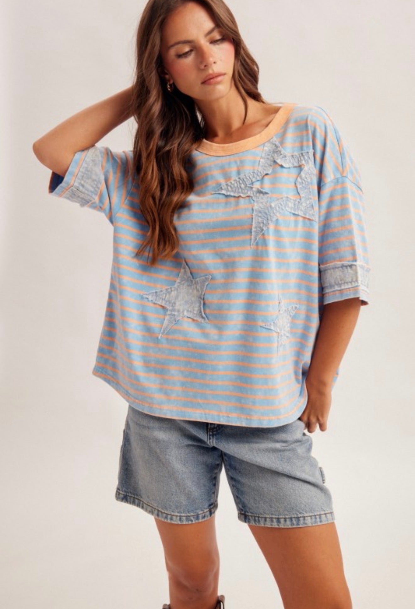 Blue Raz Star Patch Tee