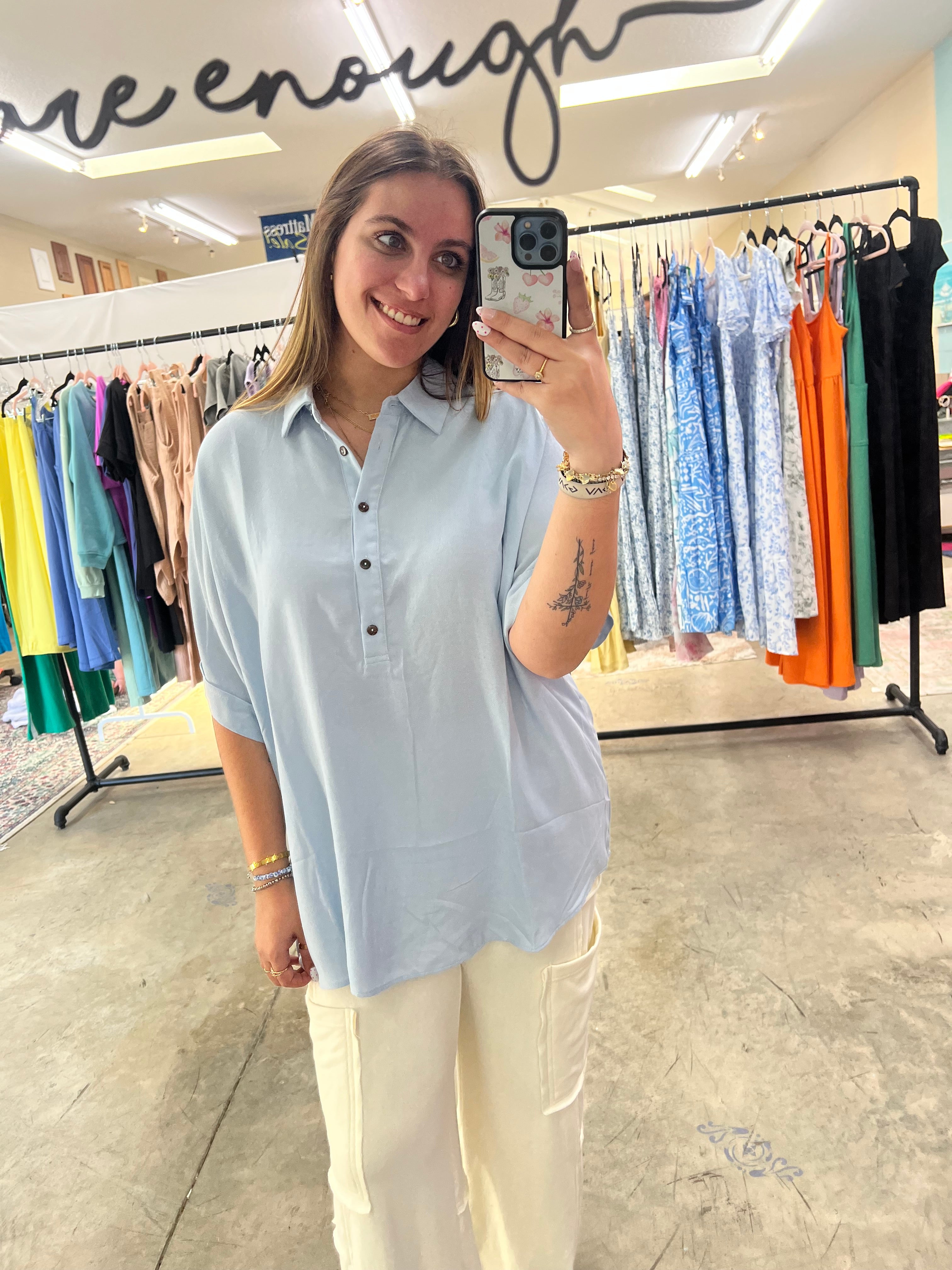 Linen Dream Oversized Tunic