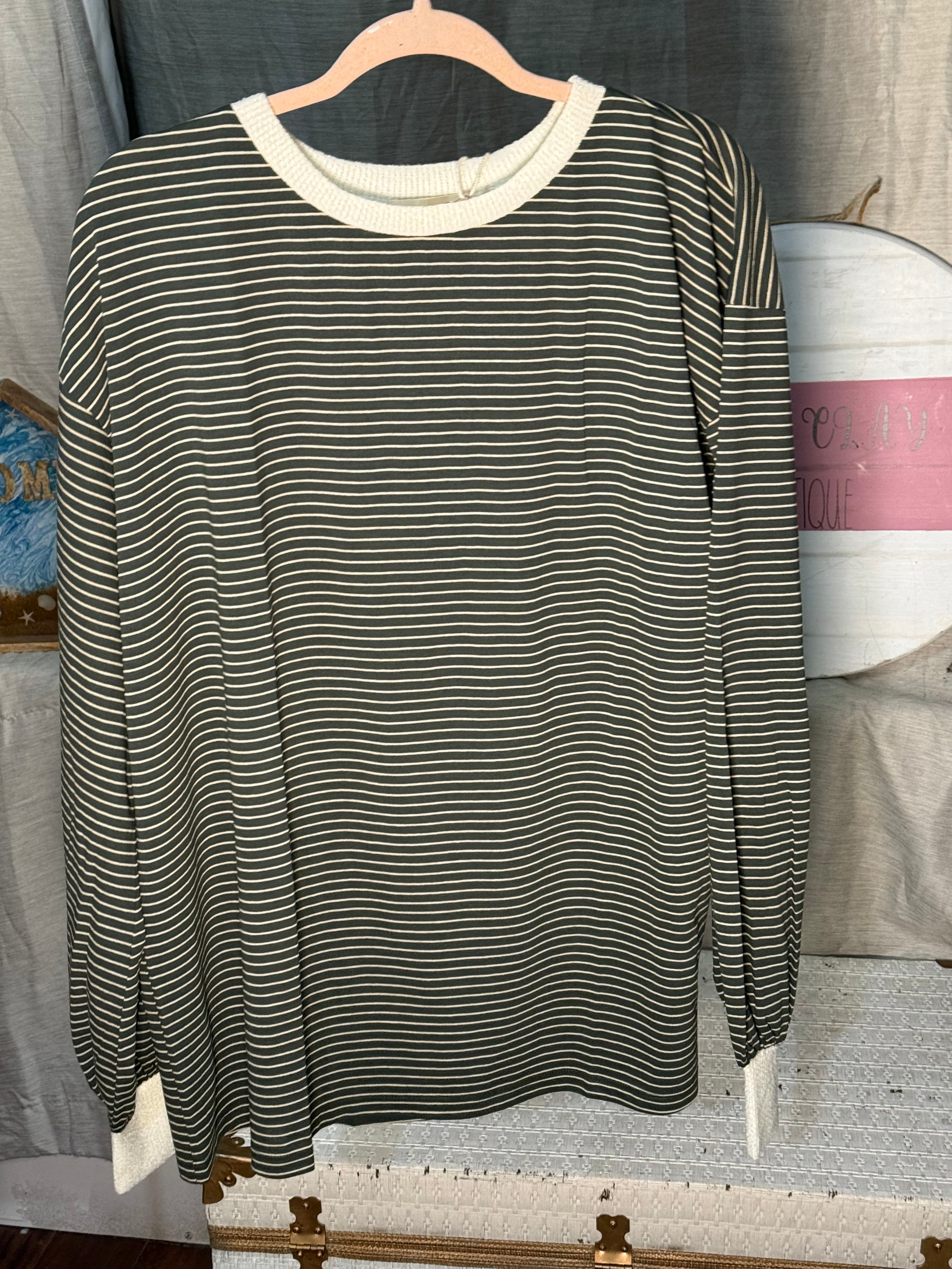 Olive Chenille Oversized