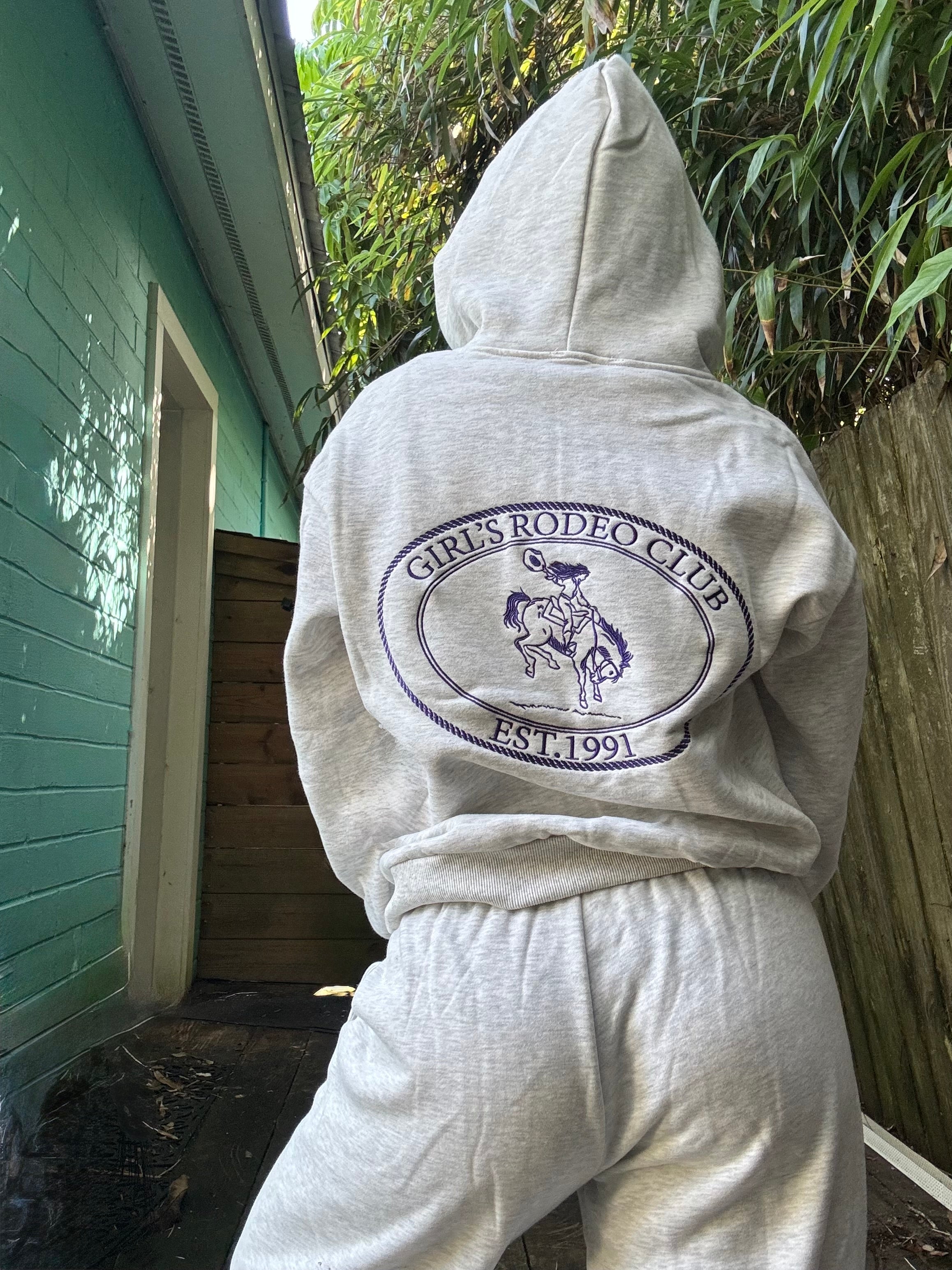 Girls Rodeo Club Embroidered Sweatshirt