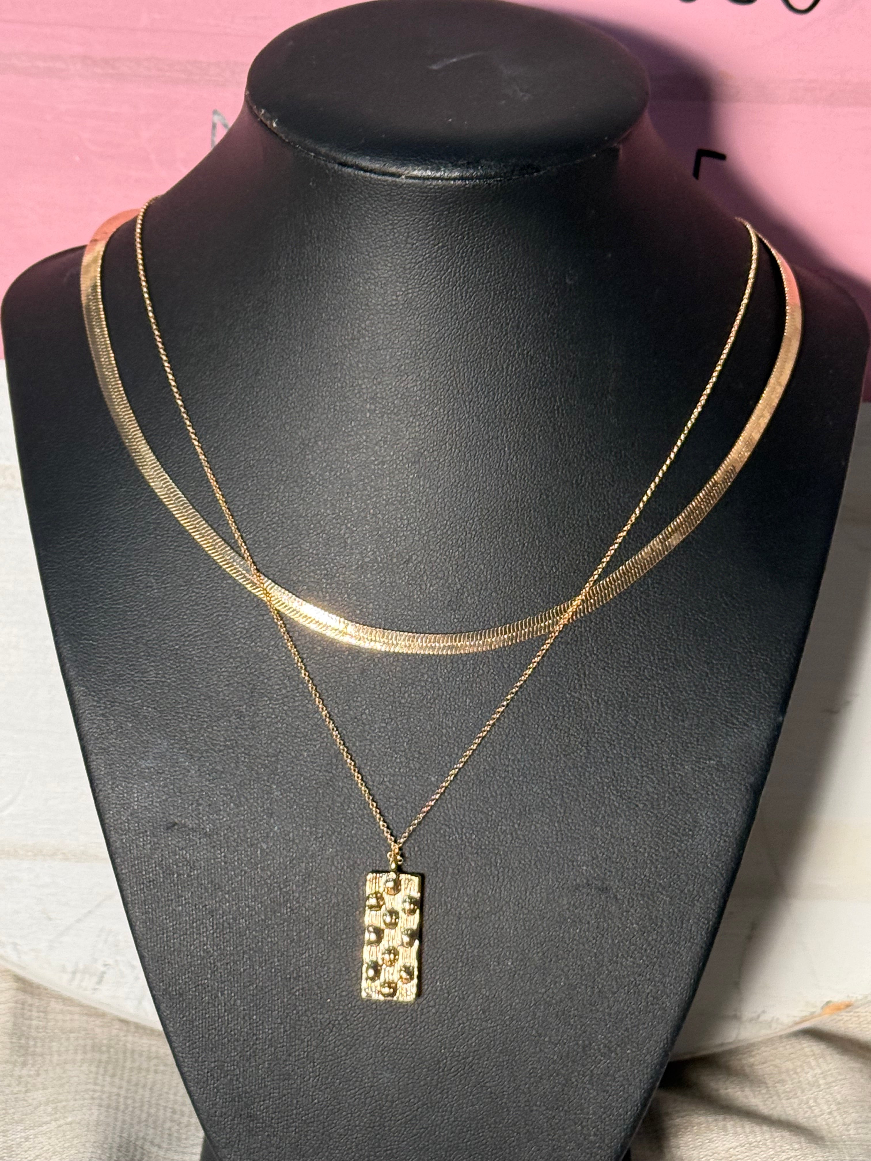 Checked Out Necklace