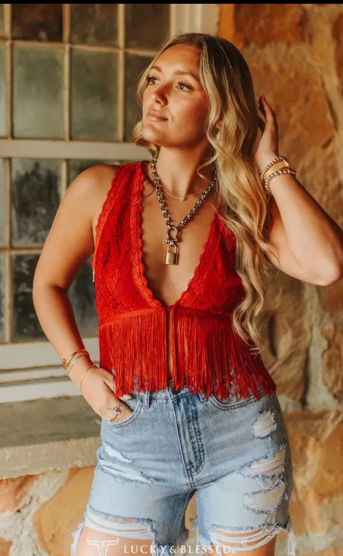 Darling Fringe Vest