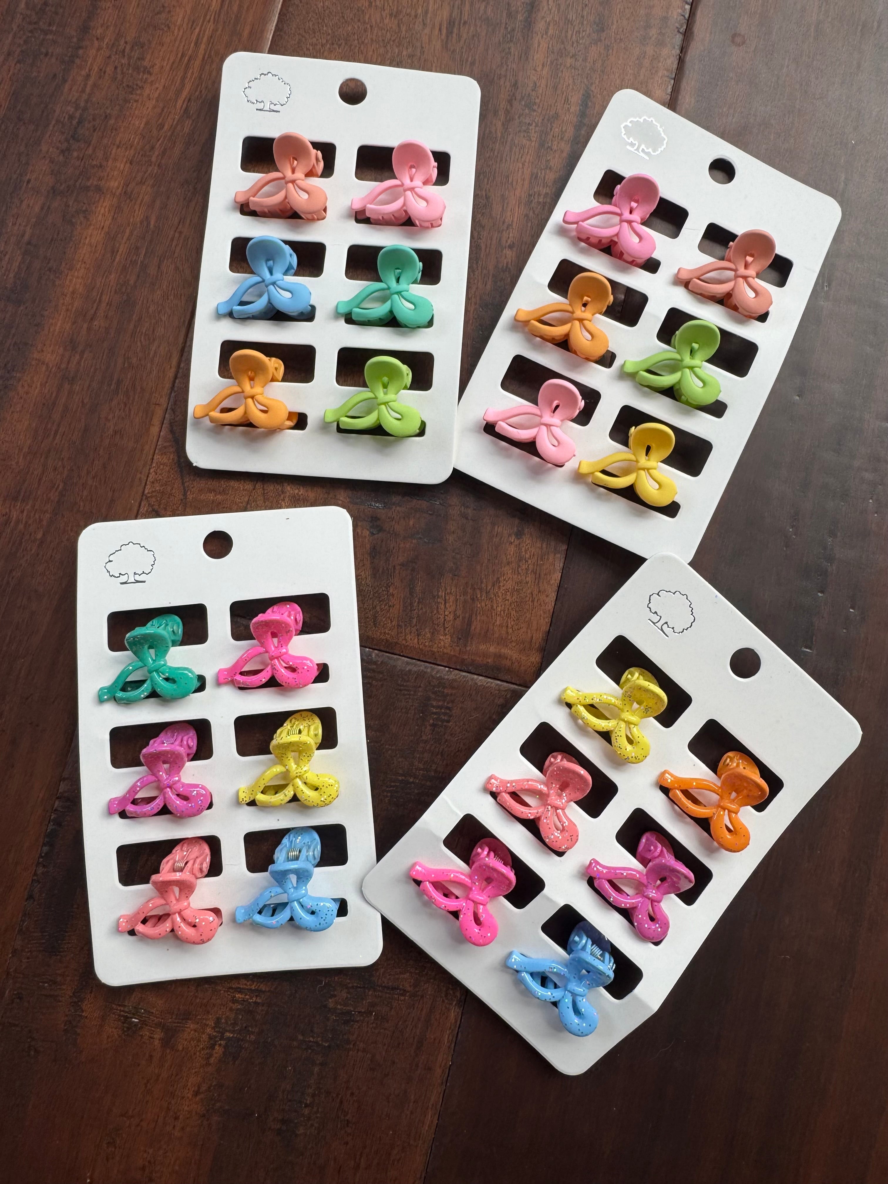 Mini Bow Clips