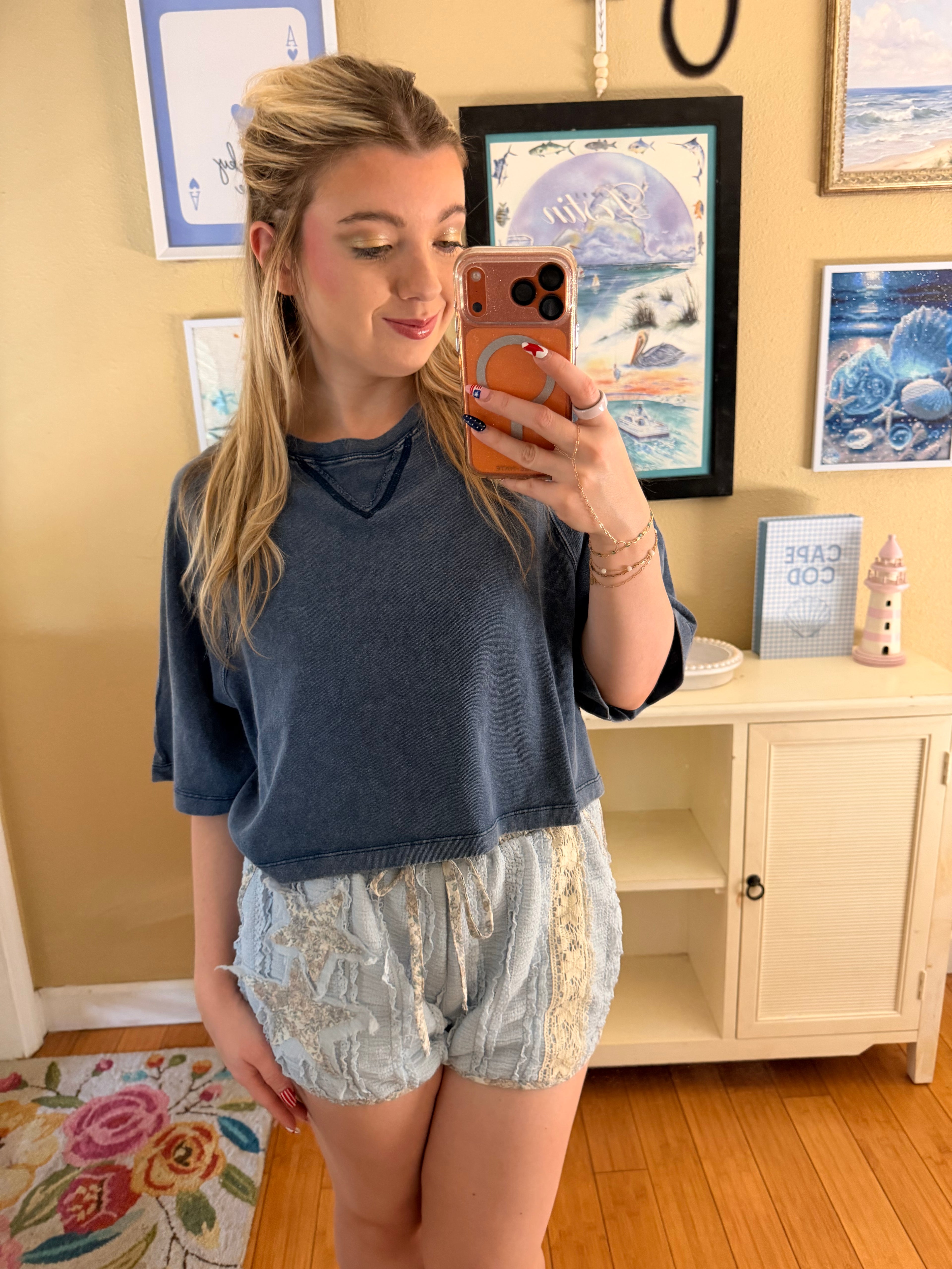 Happy Crop Tee