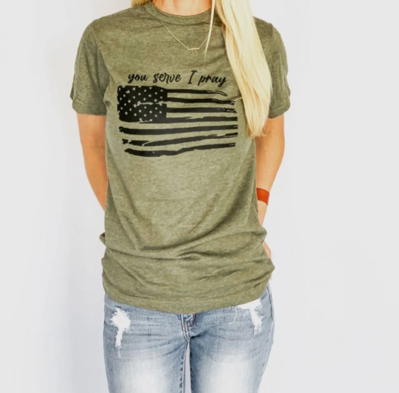 You serve I pray tee