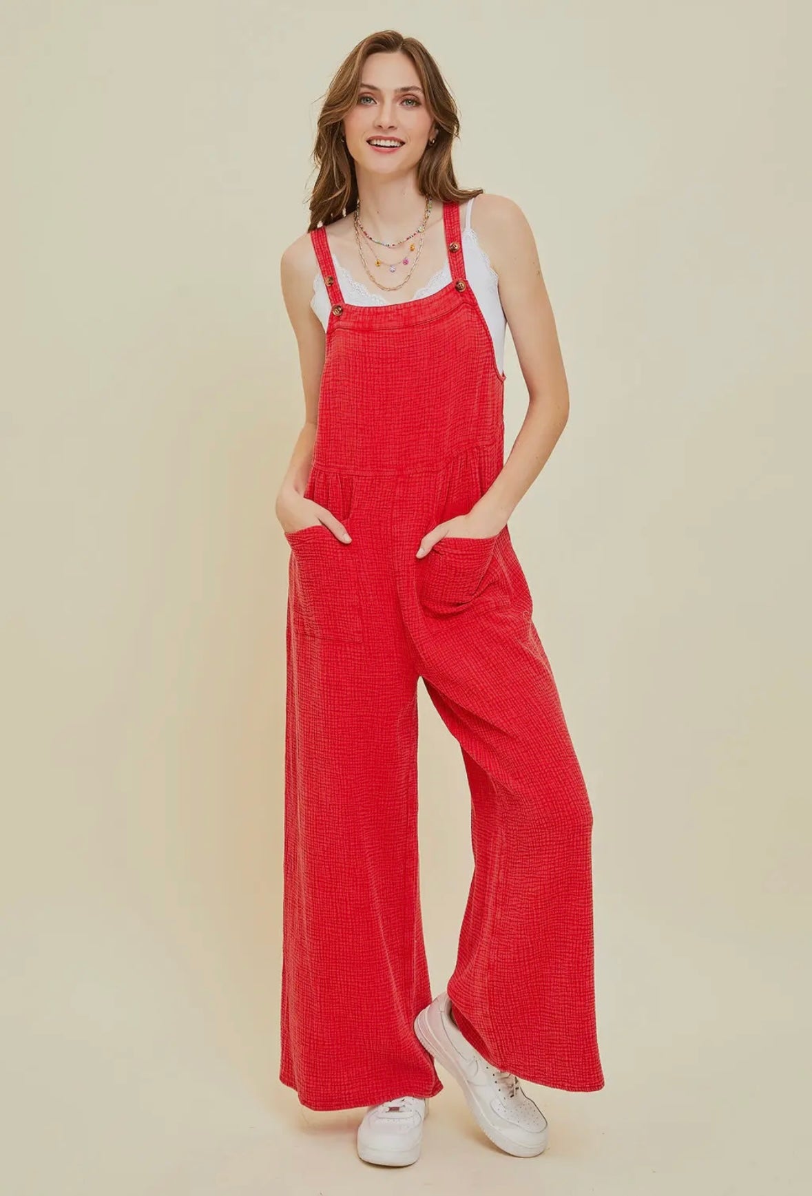Burnt Orange Curvy Romper