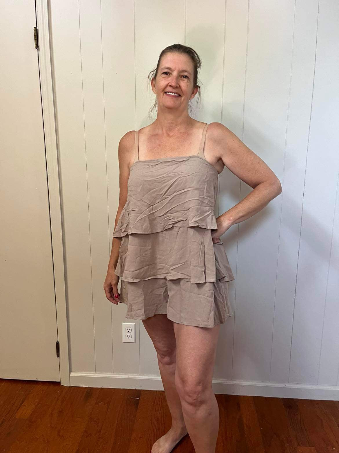 Taupe-ness Romper- Small