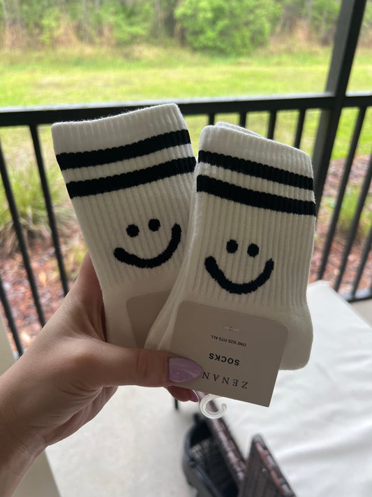 Smiley Hi-Socks