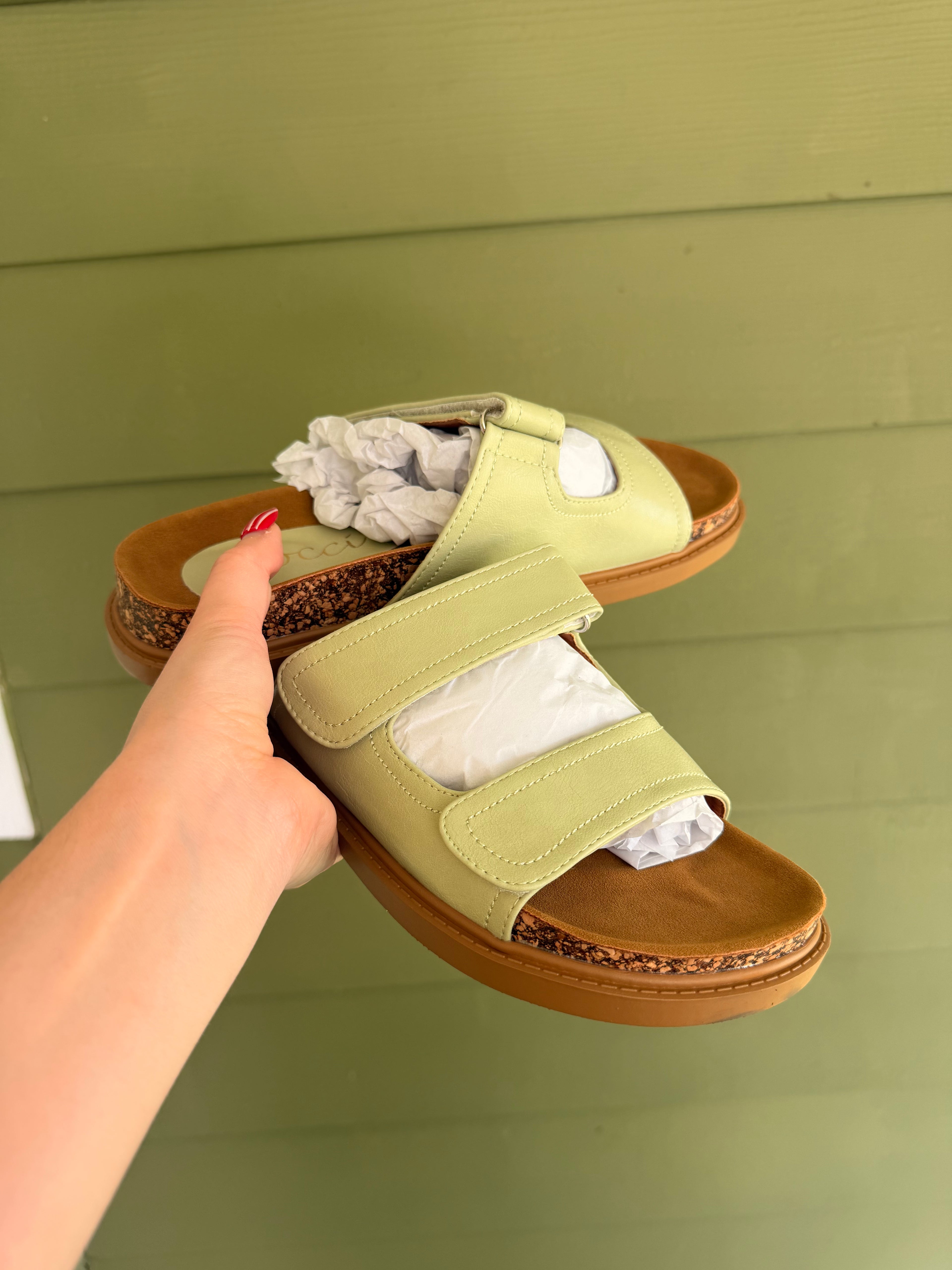 Green Tea Sandals