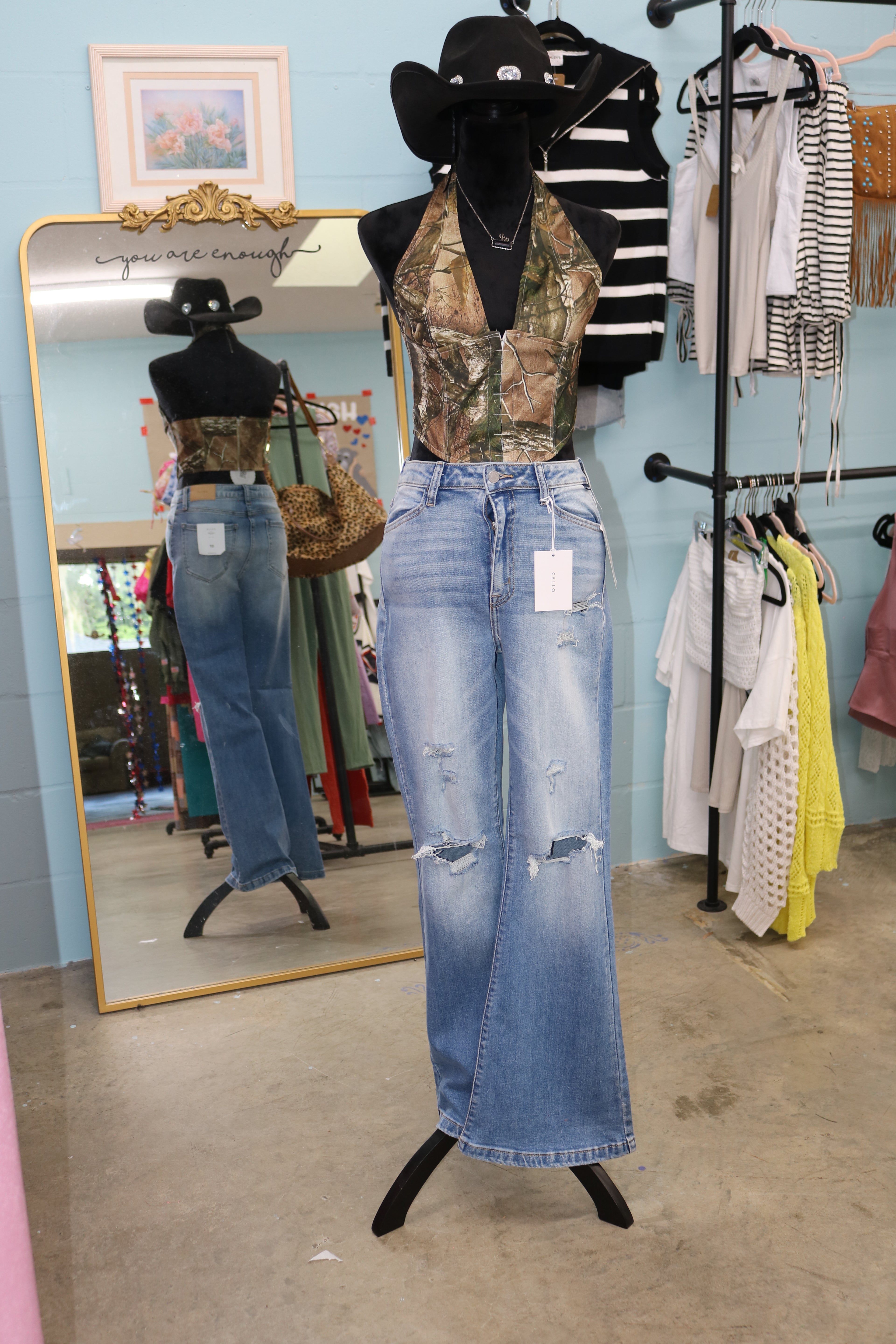 True Blue Denim Flares