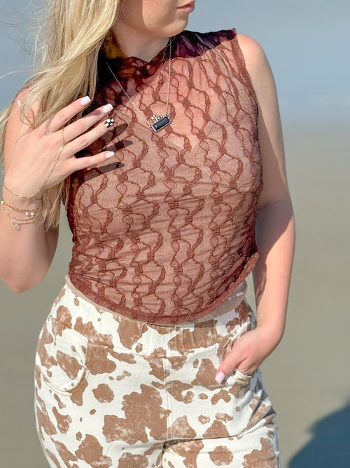 Backroad Babe Lace Top