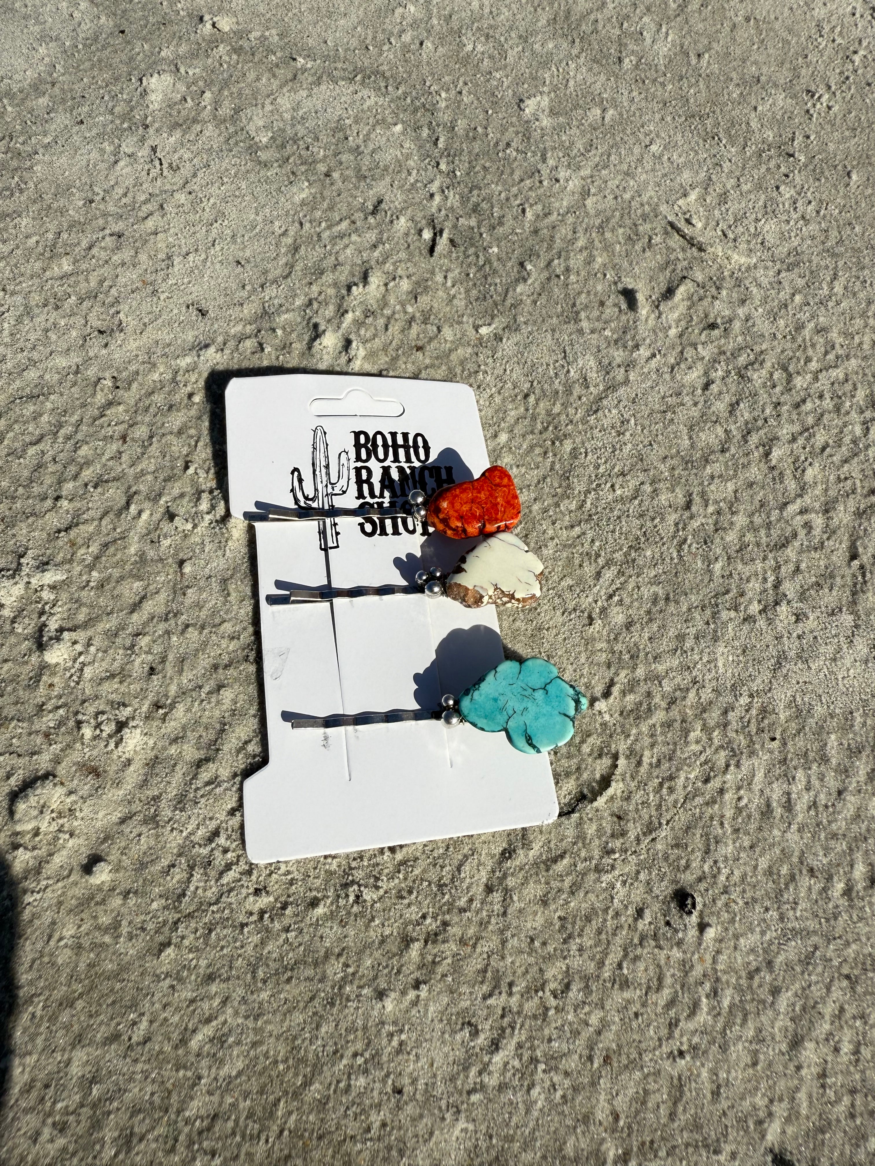 Tiffany Blue Treasure Hair Pins