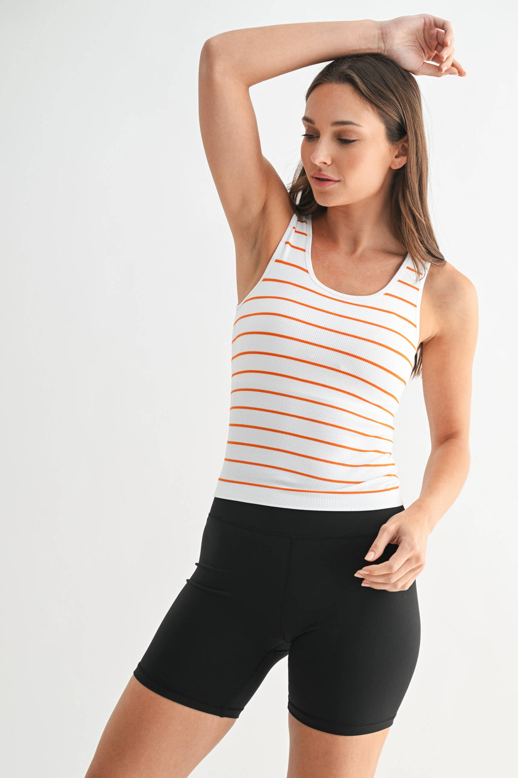 Mono B Padded Ribbed Tank