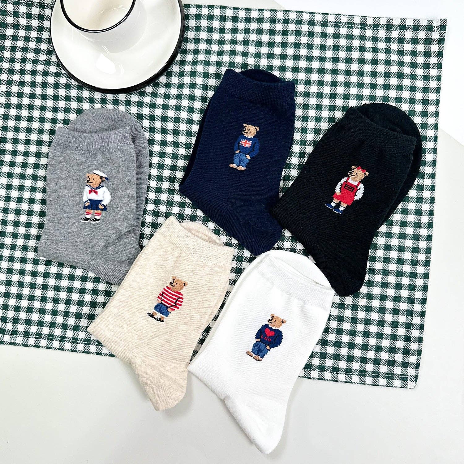 Women's Crew Lady Socks: KW-C-014-3