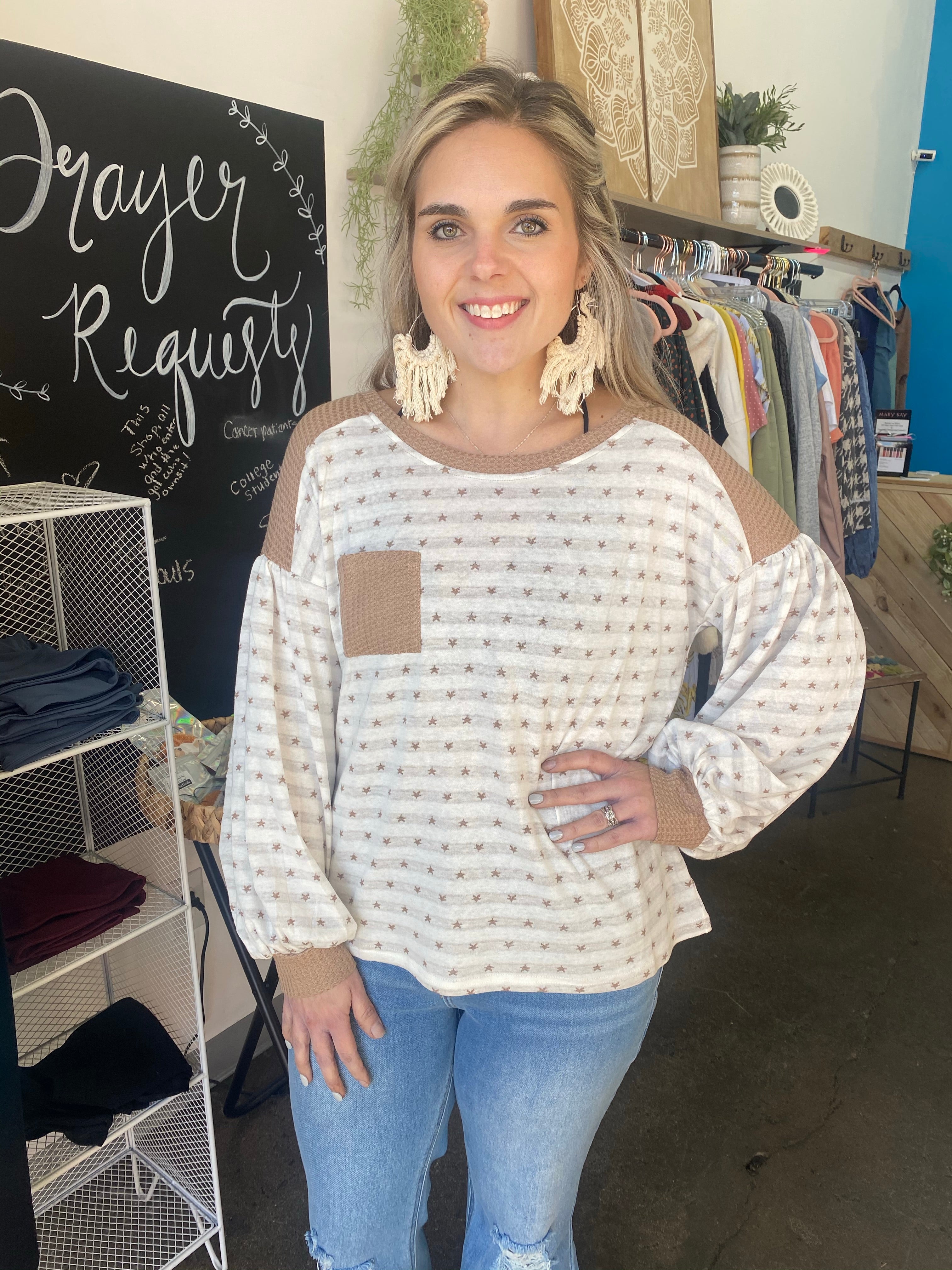 Vintage Star Blouse